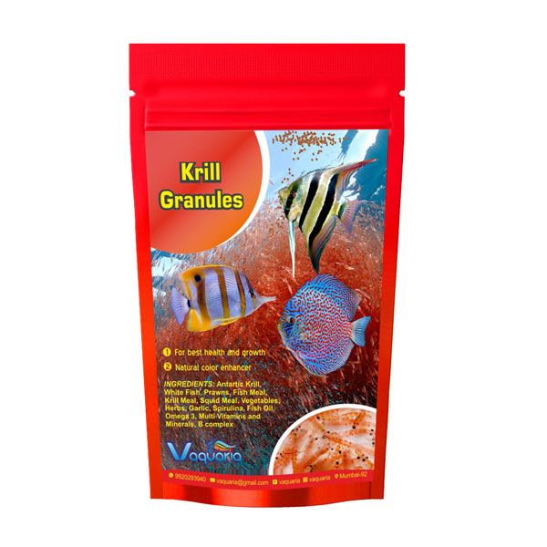 Krill granules fish food, Dry fish food
